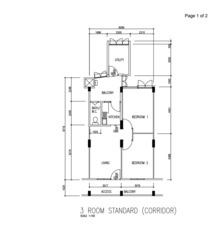 Blk 26 Jalan Klinik (Bukit Merah), HDB 3 Rooms #460290611